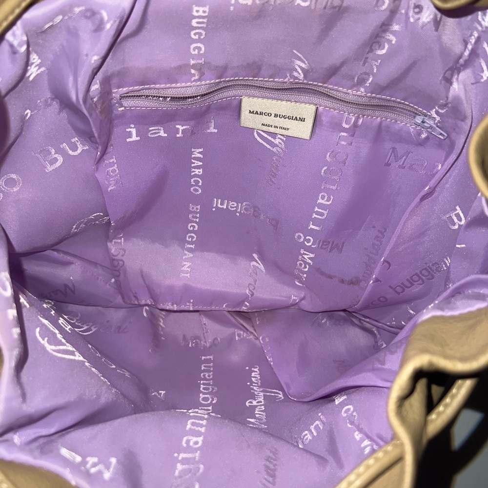 Marco Buggiani Leather Backpack - image 5